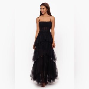 Formal black gown. Size 8.